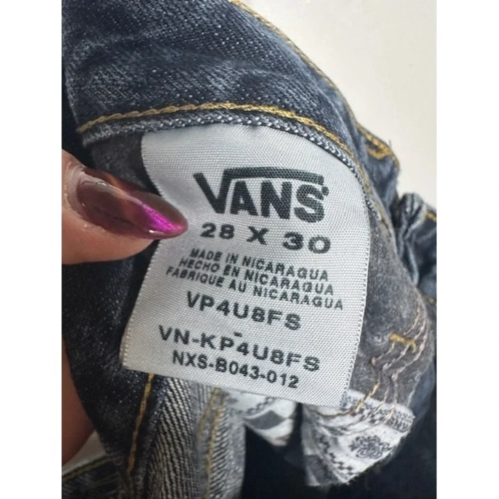 Vans Denim Jeans Straight‎ Leg Dark Wash Casual Pants Men's Size 28x30